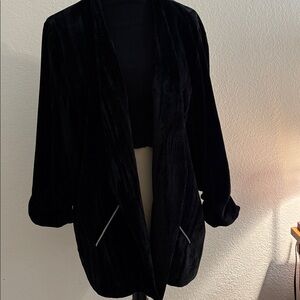 Maurices Black Velvet Women's Blazer